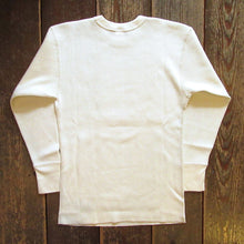 画像をギャラリービューアに読み込む, 【FREEWHEELERS/フリーホイーラーズ】“UNION OIL” CREW NECKED THERMAL LONG SLEEVE SHIRT IVORY
