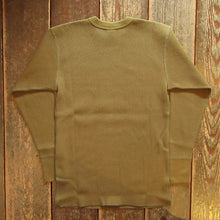画像をギャラリービューアに読み込む, 【FREEWHEELERS/フリーホイーラーズ】“UNION OIL” CREW NECKED THERMAL LONG SLEEVE SHIRT OLIVE