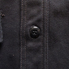 画像をギャラリービューアに読み込む, 【FREEWHEELERS/フリーホイーラーズ】“Gemsa” WORK SHIRT JET BLACK