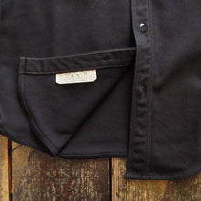 画像をギャラリービューアに読み込む, 【FREEWHEELERS/フリーホイーラーズ】“Gemsa” WORK SHIRT JET BLACK