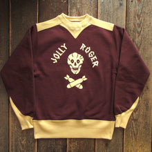 画像をギャラリービューアに読み込む, 【FREEWHEELERS/フリーホイーラーズ】“USAAF 90TH BG 320TH BSQ JOLLY ROGER” ATHLETIC SWEAT SHIRT