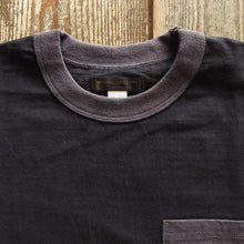 画像をギャラリービューアに読み込む, 【WESTRIDE/ウエストライド】TWO TONE VINTAGE POCKET LONG TEE BLK/CHCL