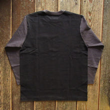 画像をギャラリービューアに読み込む, 【WESTRIDE/ウエストライド】TWO TONE VINTAGE POCKET LONG TEE BLK/CHCL