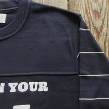 画像をギャラリービューアに読み込む, 【WESTRIDE/ウエストライド】61 FOOTBALL TEE NVY BORDER