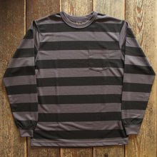 画像をギャラリービューアに読み込む, 【WESTRIDE/ウエストライド】POWER DRY BORDER LONG TEE GRY/BLK