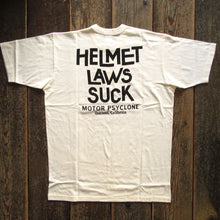 画像をギャラリービューアに読み込む, 【FREEWHEELERS/フリーホイーラーズ】“HELMET LAWS SUCK” OFF-WHITE
