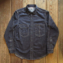 画像をギャラリービューアに読み込む, 【FREEWHEELERS/フリーホイーラーズ】“Blystone” MECHANIC SHIRT 8oz INDIGO DENIM