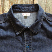 画像をギャラリービューアに読み込む, 【FREEWHEELERS/フリーホイーラーズ】“Blystone” MECHANIC SHIRT 8oz INDIGO DENIM