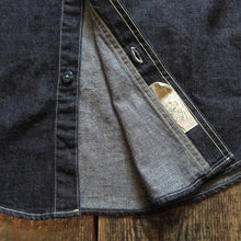 画像をギャラリービューアに読み込む, 【FREEWHEELERS/フリーホイーラーズ】“Blystone” MECHANIC SHIRT 8oz INDIGO DENIM