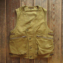 画像をギャラリービューアに読み込む, 【FREEWHEELERS/フリーホイーラーズ】“SPEED ENGINEER” SLEEVELESS COAT KHAKI