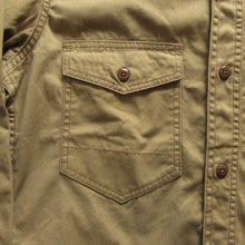 画像をギャラリービューアに読み込む, 【FREEWHEELERS/フリーホイーラーズ】“Blystone” MECHANIC SHIRT LIGHT KHAKI OLIVE