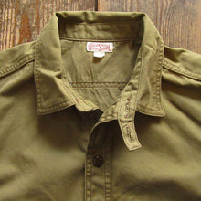 画像をギャラリービューアに読み込む, 【FREEWHEELERS/フリーホイーラーズ】“Blystone” MECHANIC SHIRT LIGHT KHAKI OLIVE