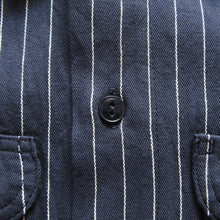 画像をギャラリービューアに読み込む, 【SUGAR CANE/シュガーケーン】COKE STRIPE WORK SHIRT with CHAIN EMBROIDERED