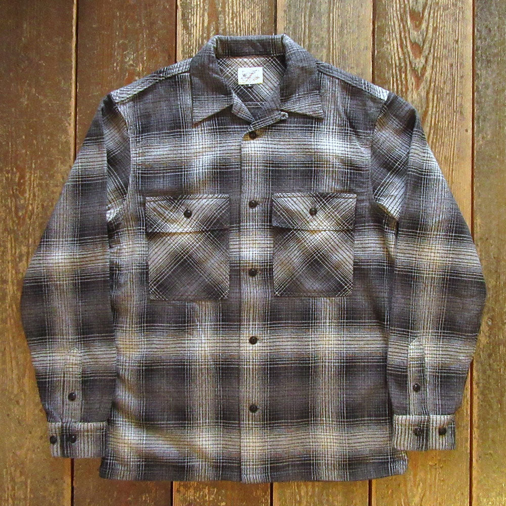 WESTRIDE/ウエストライド】 NAVY WORK SHIRTS BLK CHK – Stroke Clothing