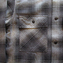 画像をギャラリービューアに読み込む, 【WESTRIDE/ウエストライド】 NAVY WORK SHIRTS BLK CHK