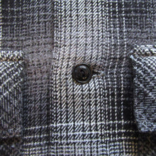 画像をギャラリービューアに読み込む, 【WESTRIDE/ウエストライド】 NAVY WORK SHIRTS BLK CHK