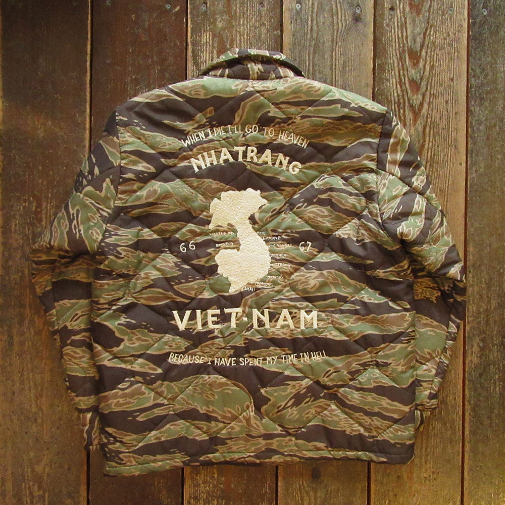 TAILOR TOYO MID 1960S STYLE VIETNAM LINER JACKET VIET-NAM MAP TIGER STRIPE サイズXL TT15799 TAILOR TOYO/テーラー東洋】Mid 1960s Style Vietnam Liner Jacket