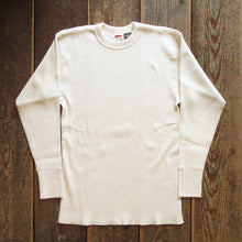 画像をギャラリービューアに読み込む, 【FREEWHEELERS/フリーホイーラーズ】“CREW NECKED THERMAL” LONG SLEEVE SHIRT IVORY