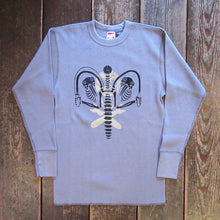 画像をギャラリービューアに読み込む, 【FREEWHEELERS/フリーホイーラーズ】“KNUCKLE BONES” on “AAF 90thBG 400thBSQ” CREW NECKED THERMAL LONG SLEEVE SHIRT