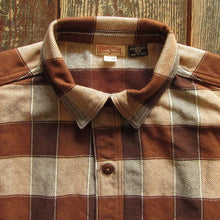 画像をギャラリービューアに読み込む, 【FREEWHEELERS/フリーホイーラーズ】“Birner” MECHANIC SHIRT DARK RED BROWN × CANYON BROWN × DARK IVORY
