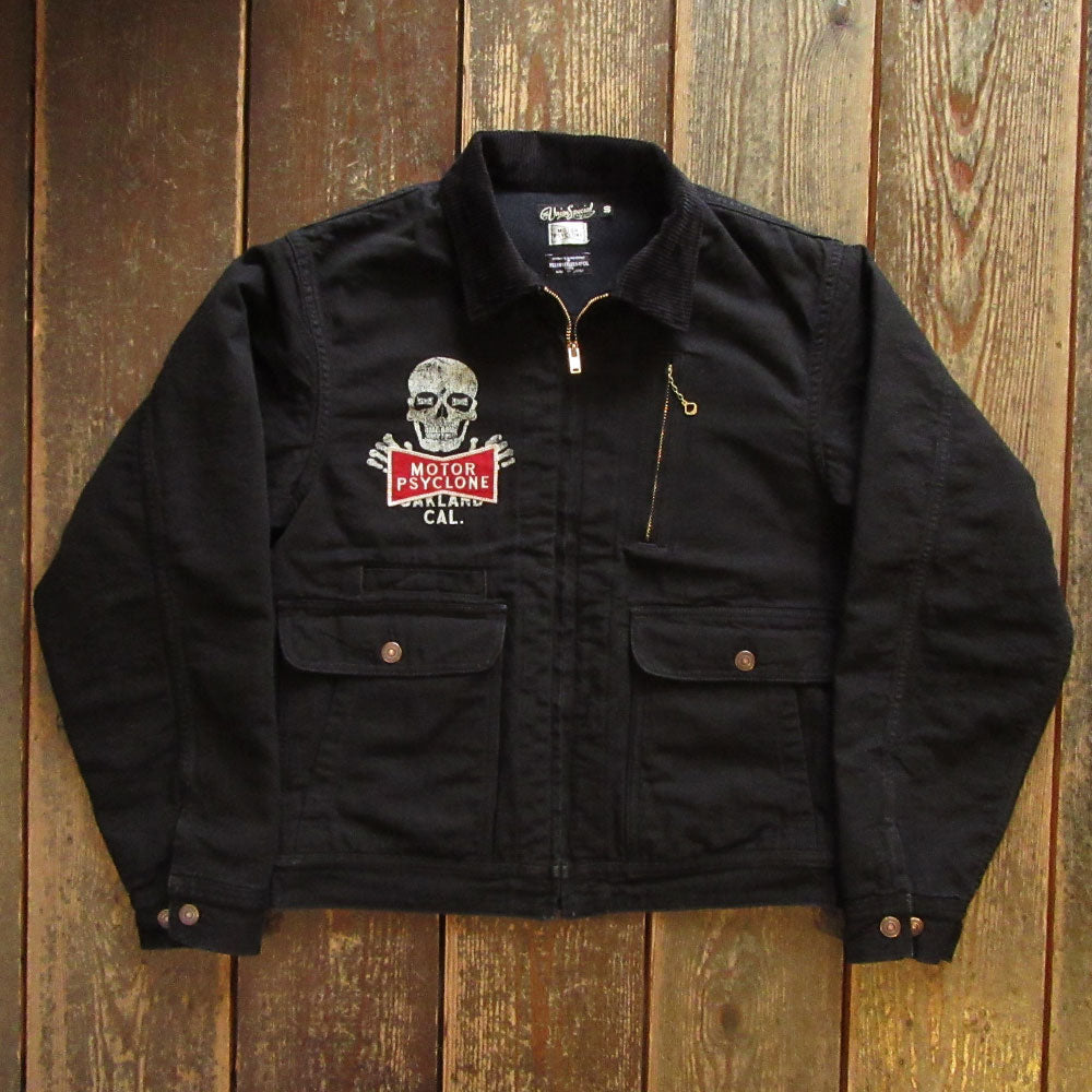 フリーホイーラーズGARAGEWORKER JACKETfreewheelers FREEWHEELERS/フリーホイーラーズ】“RISING FROM HELL” GARAGE WORKER