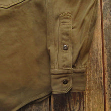 画像をギャラリービューアに読み込む, 【FREEWHEELERS/フリーホイーラーズ】“Gemsa” WORK SHIRT KHAKI OLIVE