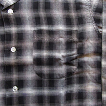 画像をギャラリービューアに読み込む, 【SUGAR CANE/シュガーケーン】RAYON OMBRE CHECK OPEN SHIRT SC29683