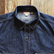 画像をギャラリービューアに読み込む, 【FREEWHEELERS/フリーホイーラーズ】“Birner” MECHANIC SHIRT 8.5oz INDIGO DENIM