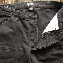 画像をギャラリービューアに読み込む, 【FREEWHEELERS/フリーホイーラーズ】“BAKERSFIELD” CUT-LENGTH TROUSERS YARN-DYED INK BLACK
