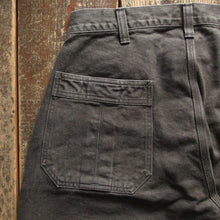 画像をギャラリービューアに読み込む, 【FREEWHEELERS/フリーホイーラーズ】“BAKERSFIELD” CUT-LENGTH TROUSERS YARN-DYED INK BLACK