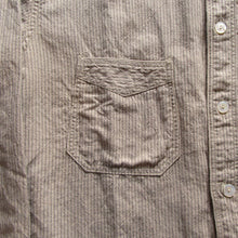 画像をギャラリービューアに読み込む, 【FREEWHEELERS/フリーホイーラーズ】“THE SKIPPER” THREE-QUARTER SLEEVE YARN-DYED DARK BEIGE × YARN-DYED BLACK