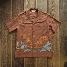 画像をギャラリービューアに読み込む, 【STAR OF HOLLYWOOD】DOBBY COTTON OPEN SHIRT “LEOPARD”