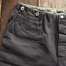 画像をギャラリービューアに読み込む, 【FREEWHEELERS/フリーホイーラーズ】“STEVEDORE” TROUSERS YARN-DYED INK BLACK