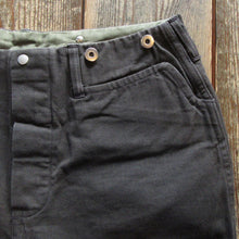 画像をギャラリービューアに読み込む, 【FREEWHEELERS/フリーホイーラーズ】“STEVEDORE” TROUSERS YARN-DYED INK BLACK