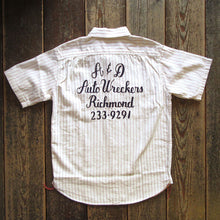 画像をギャラリービューアに読み込む, 【SUGAR CANE/シュガーケーン】COKE STRIPE WORK SHIRT with EMBROIDERED