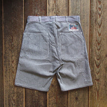 画像をギャラリービューアに読み込む, 【SUGAR CANE/シュガーケーン】FICTION ROMANCE 6oz. INDIGO STRIPE DOUBLE KNEE SHORTS