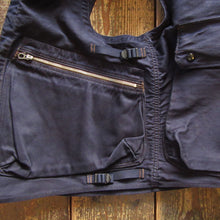 画像をギャラリービューアに読み込む, 【FREEWHEELERS/フリーホイーラーズ】“SPEED ENGINEER” SLEEVELESS COAT NAVY