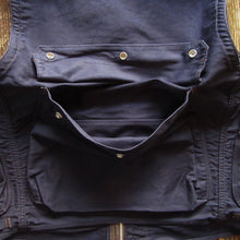 画像をギャラリービューアに読み込む, 【FREEWHEELERS/フリーホイーラーズ】“SPEED ENGINEER” SLEEVELESS COAT NAVY