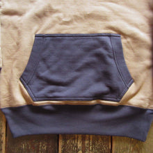 画像をギャラリービューアに読み込む, 【FREEWHEELERS/フリーホイーラーズ】“AFTER HOOD SWEAT SHIRT SET-IN SLEEVE” DOUBLE FACE MEDIUM GRAY x OLD NAVY x DRY CREAM