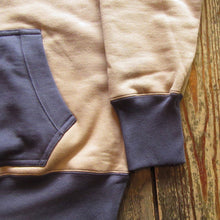 画像をギャラリービューアに読み込む, 【FREEWHEELERS/フリーホイーラーズ】“AFTER HOOD SWEAT SHIRT SET-IN SLEEVE” DOUBLE FACE MEDIUM GRAY x OLD NAVY x DRY CREAM