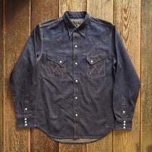 画像をギャラリービューアに読み込む, 【WESTRIDE/ウエストライド】 WESTERN COWBOY SHIRTS BLUE