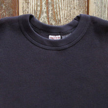 画像をギャラリービューアに読み込む, 【FREEWHEELERSフリーホイーラーズ】“CREW NECKED THERMAL” LONG SLEEVE SHIRT BLACK