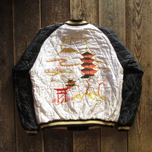 画像をギャラリービューアに読み込む, 【TAILOR TOYO/テーラー東洋】Mid 1950s Style Velveteen Souvenir Jacket “RED TIGER” × “LANDSCAPE”