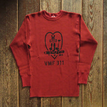 画像をギャラリービューアに読み込む, 【FREEWHEELERS/フリーホイーラーズ】“TOMCATS” CREW NECKED THERMAL LONG SLEEVE SHIRT
