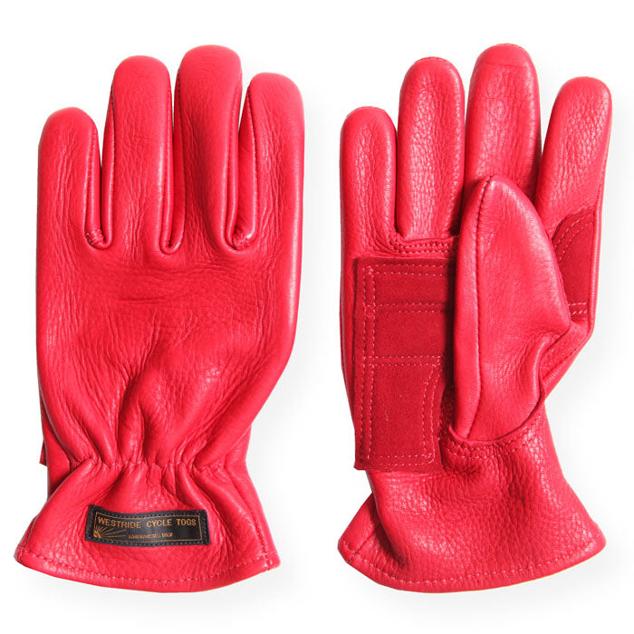 【WESTRIDE/ウエストライド】CLASSIC STANDARD GLOVE RED