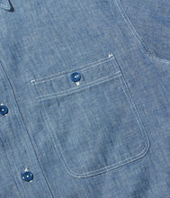 画像をギャラリービューアに読み込む, 【BUZZ RICKSON'S/バズリクソンズ】BLUE CHAMBRAY WORK SHIRTS