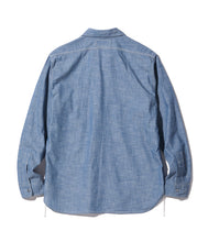画像をギャラリービューアに読み込む, 【SUGAR CANE/シュガーケーン】FICTION ROMANCE 4.3oz. SLUB CHAMBRAY WORK SHIRT