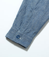 画像をギャラリービューアに読み込む, 【BUZZ RICKSON'S/バズリクソンズ】BLUE CHAMBRAY WORK SHIRTS