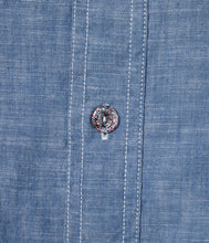 画像をギャラリービューアに読み込む, 【SUGAR CANE/シュガーケーン】FICTION ROMANCE 4.3oz. SLUB CHAMBRAY WORK SHIRT