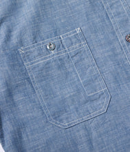 画像をギャラリービューアに読み込む, 【SUGAR CANE/シュガーケーン】FICTION ROMANCE 4.3oz. SLUB CHAMBRAY WORK SHIRT